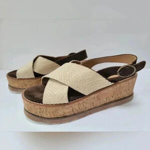 Liam Sandals  Miracle Mills Leather tops EUC Size 9